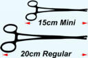 small body piercing clamps