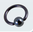 black pvd ball closure ring