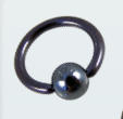 black pvd ball closure ring