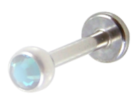 surgical steel labret 