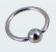 surgical steel ball closure ring