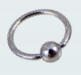 surgical steel ball closure ring