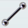 surgical steel barbell
