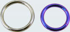 Titanium segment rings