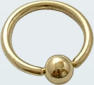 Gold Titanium PVD ball closure ring