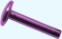 internal thread labret 1.2mm back purple