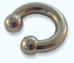 heavy gauge circular barbell