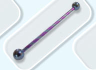 candy stripe barbell