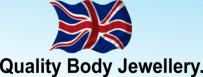 quality body jewellery flag