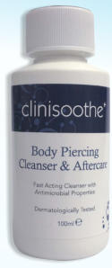 clinisoothe body piercing aftercare